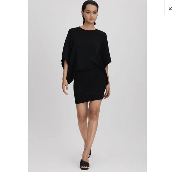 WHITE HOUSE BLACK MARKET Dolman Sleeve Blouson Dress - Picture 1 of 14